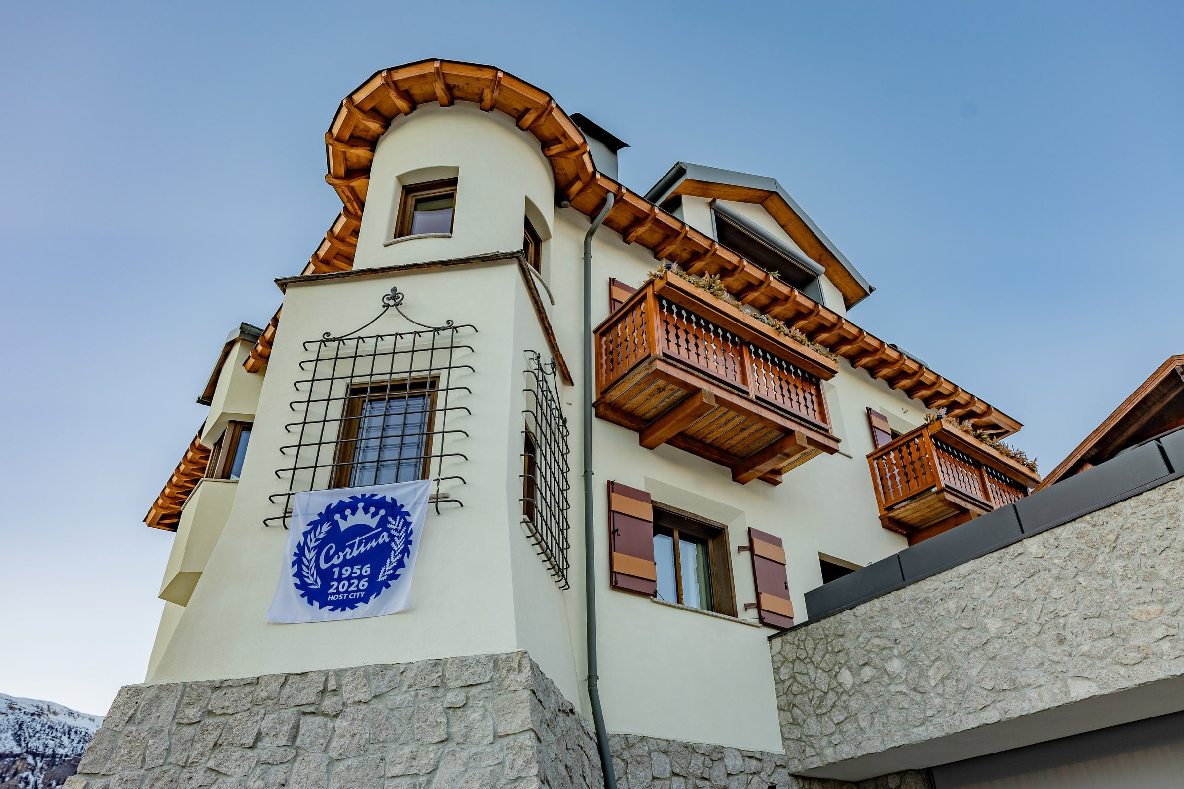 L'arrivo a Villa Il Castelletto, prima vista della casa